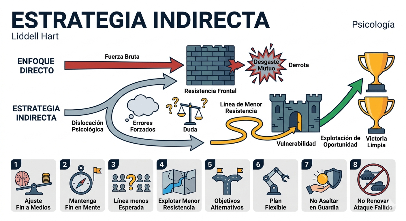 El arte de la estrategia indirecta: el camino de menor resistencia para vencer sin combatir 3 El arte de la estrategia indirecta: psicología del poder y el camino de menor resistencia para vencer sin combatir