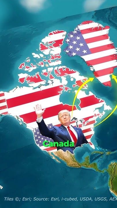 ¿Cómo sería EEUU si se anexionara Canadá y Groenlandia?