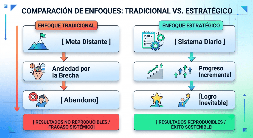 Como lograr tus objetivos: 7 estrategias definitivas 5 Descubre las 7 estrategias científicas y psicológicas para lograr tus objetivos con precisión. Optimiza tu mente, procesos y recursos hoy mismo.