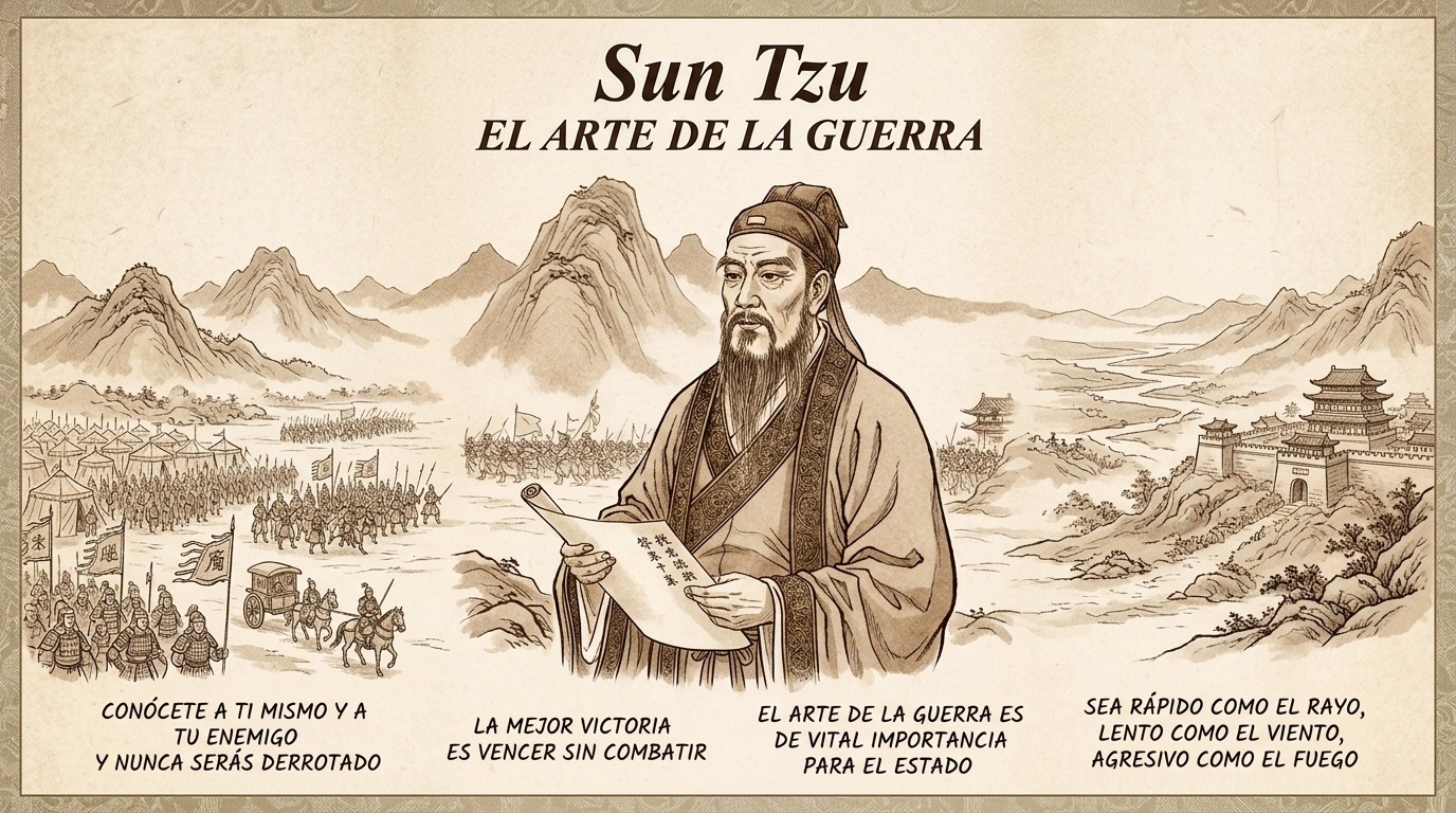 Sun Tzu: el maestro de la estrategia para el poder y la influencia moderna