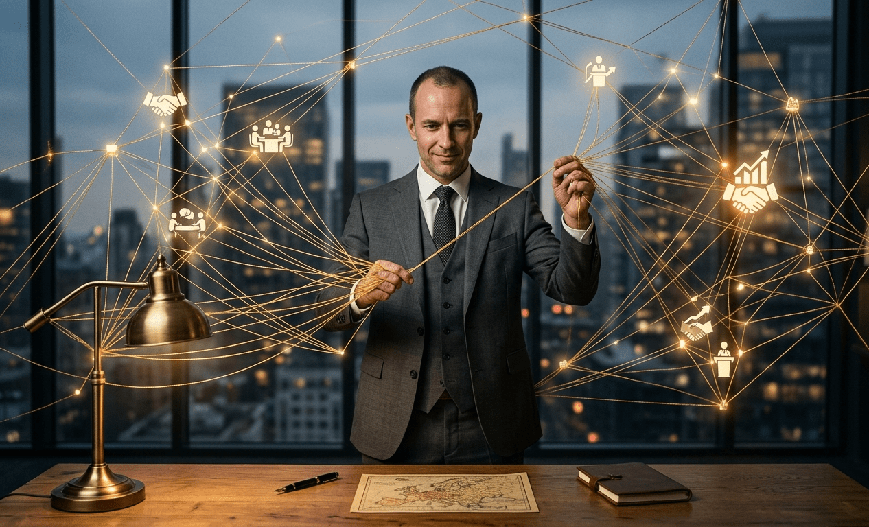 Networking estratégico desde cero: El arte de la araña y la ingeniería del capital social