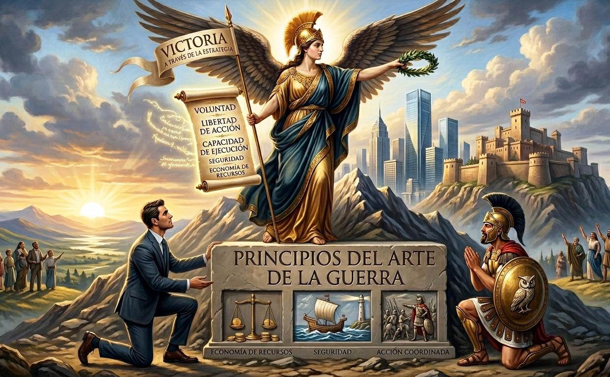 Aplica los 3 principios del arte de la guerra para lograr tus metas