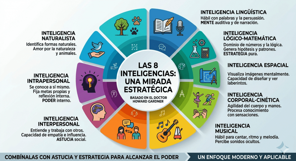 ¿Eres inteligente o sabes ser listo? El manual para ganar poder real 3 Cómo ser listo: el manual de estrategia para dominar las 8 inteligencias de poder