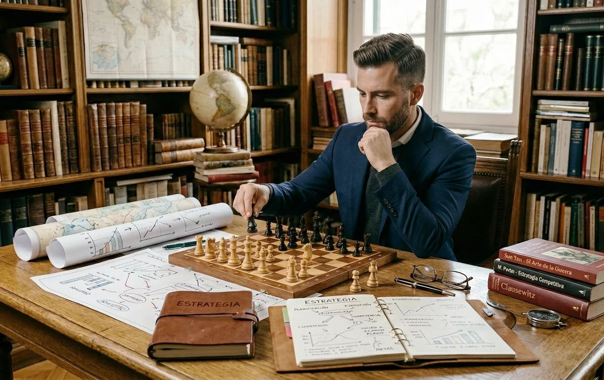 Estrategia: el arte de pensar antes de actuar y ganar donde otros pierden