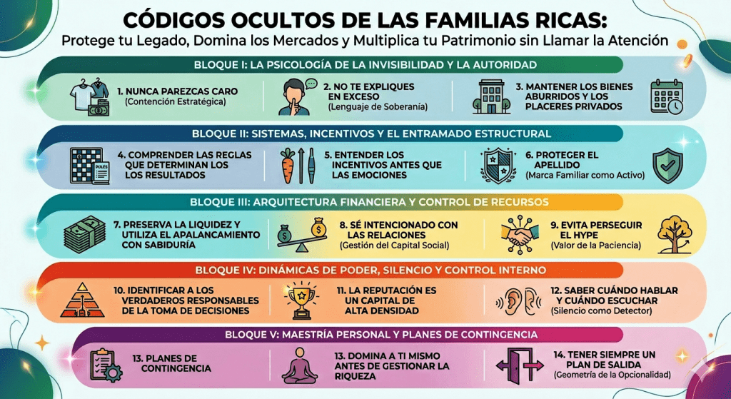 El secreto del dinero antiguo: 14 reglas no escritas que las familias ricas enseñan a sus hijos para blindar su fortuna 3 El secreto del dinero antiguo: 14 reglas no escritas que las familias ricas enseñan a sus hijos para blindar su fortuna