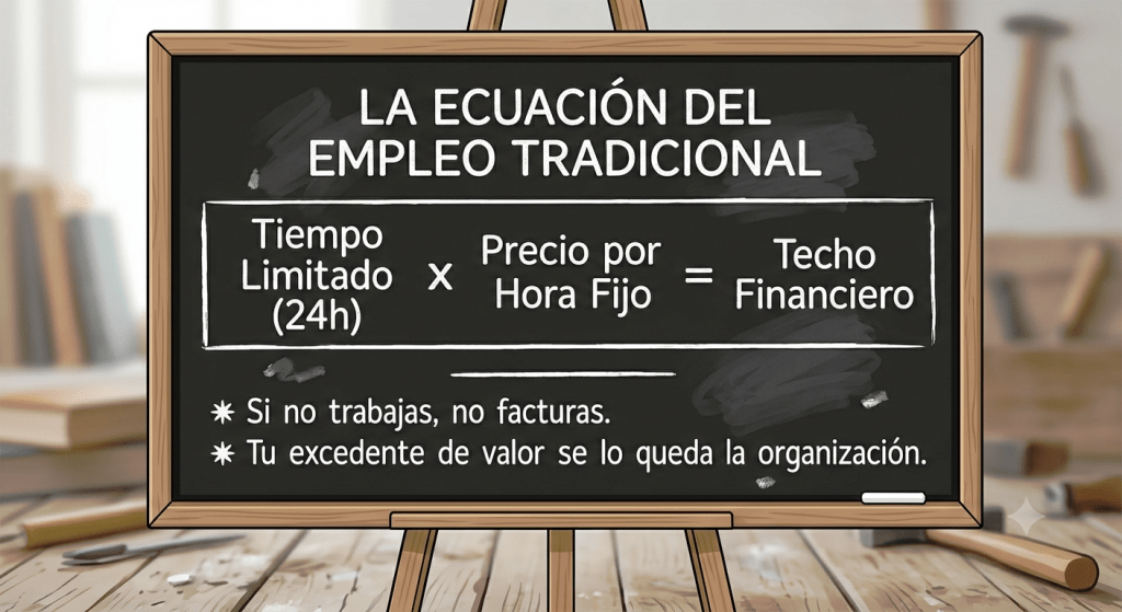 La cruda verdad que nadie te cuenta: no te harás rico vendiendo tu tiempo por migajas